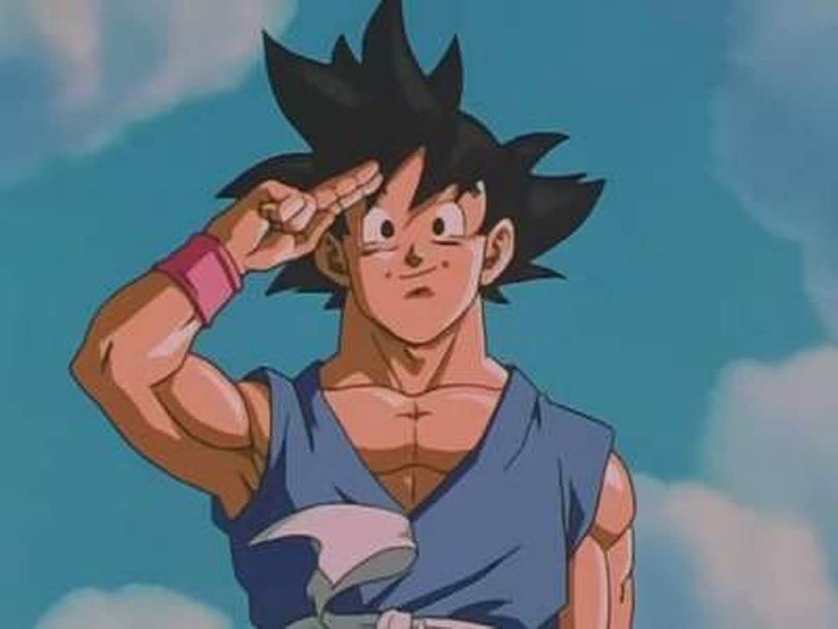 Goku saying farewell (Image via Toei Animation)
