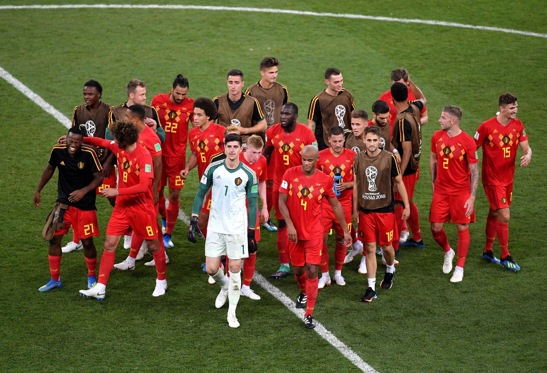 The Belgians finished third in Russia