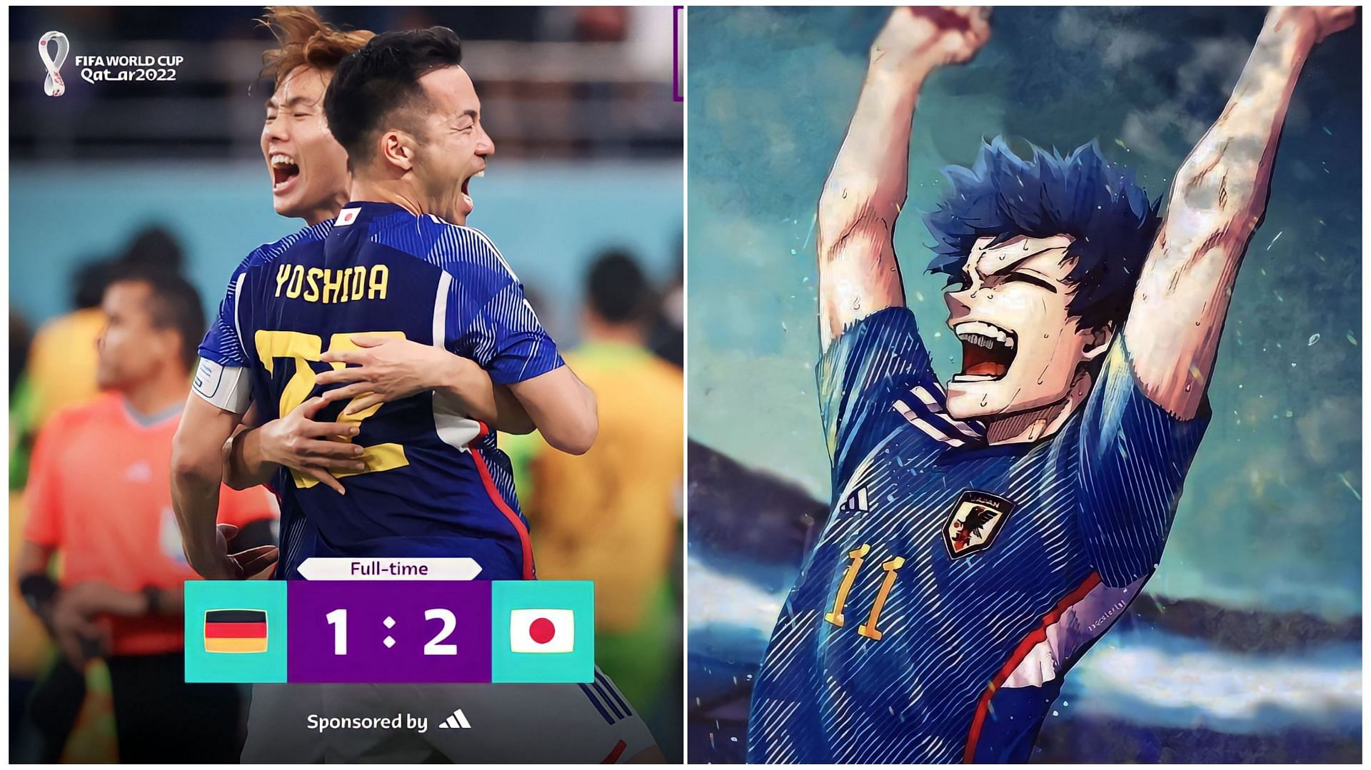 Japan makes World Cup miracles happen in Blue Lock jerseys