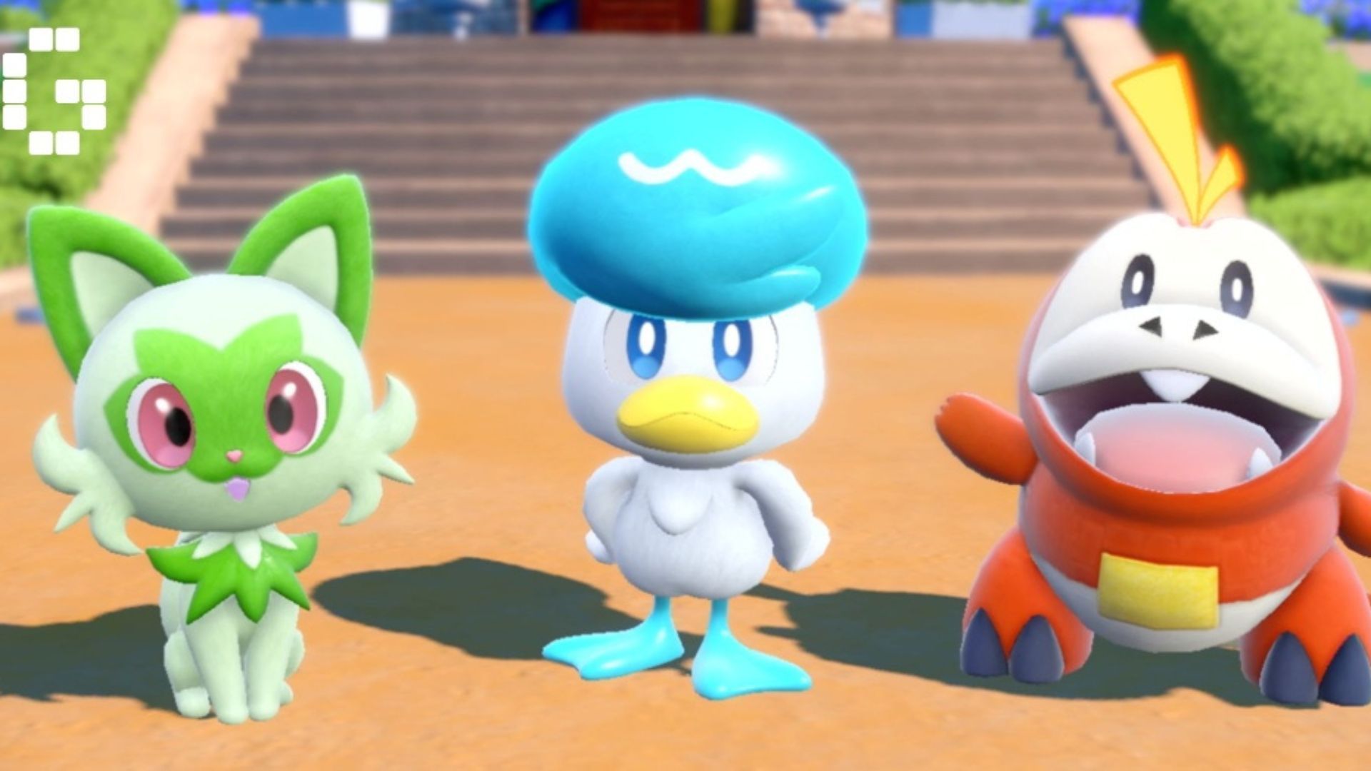 Starter Pokemons in Pokemon Scarlet and Violet (Image via OLM)