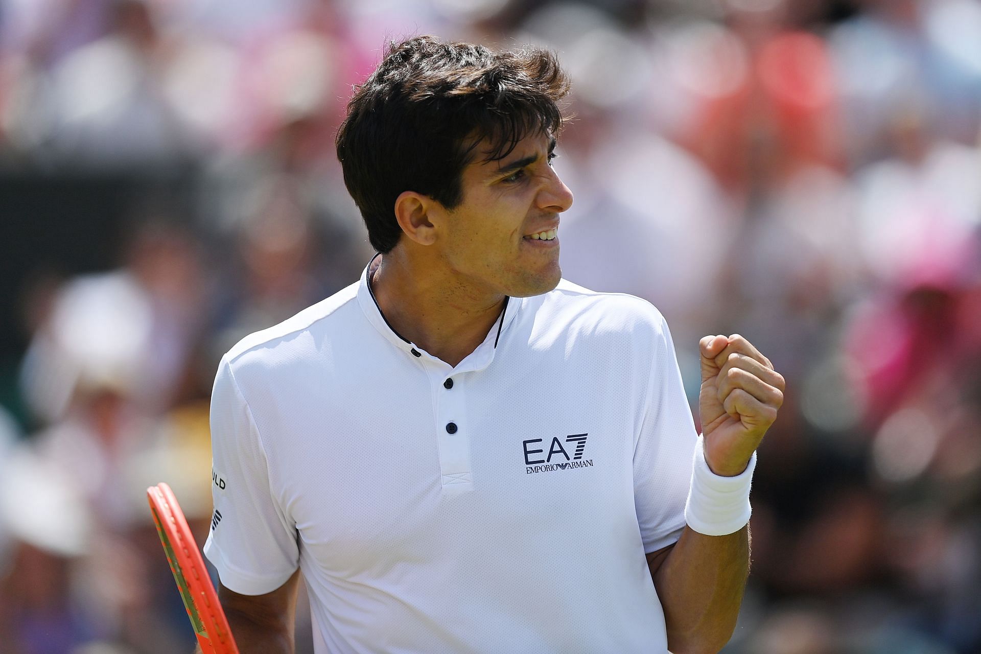 Cristian Garin reached his maiden Grand Slam quarterfinal at the 2022 Wimbledon Championships.