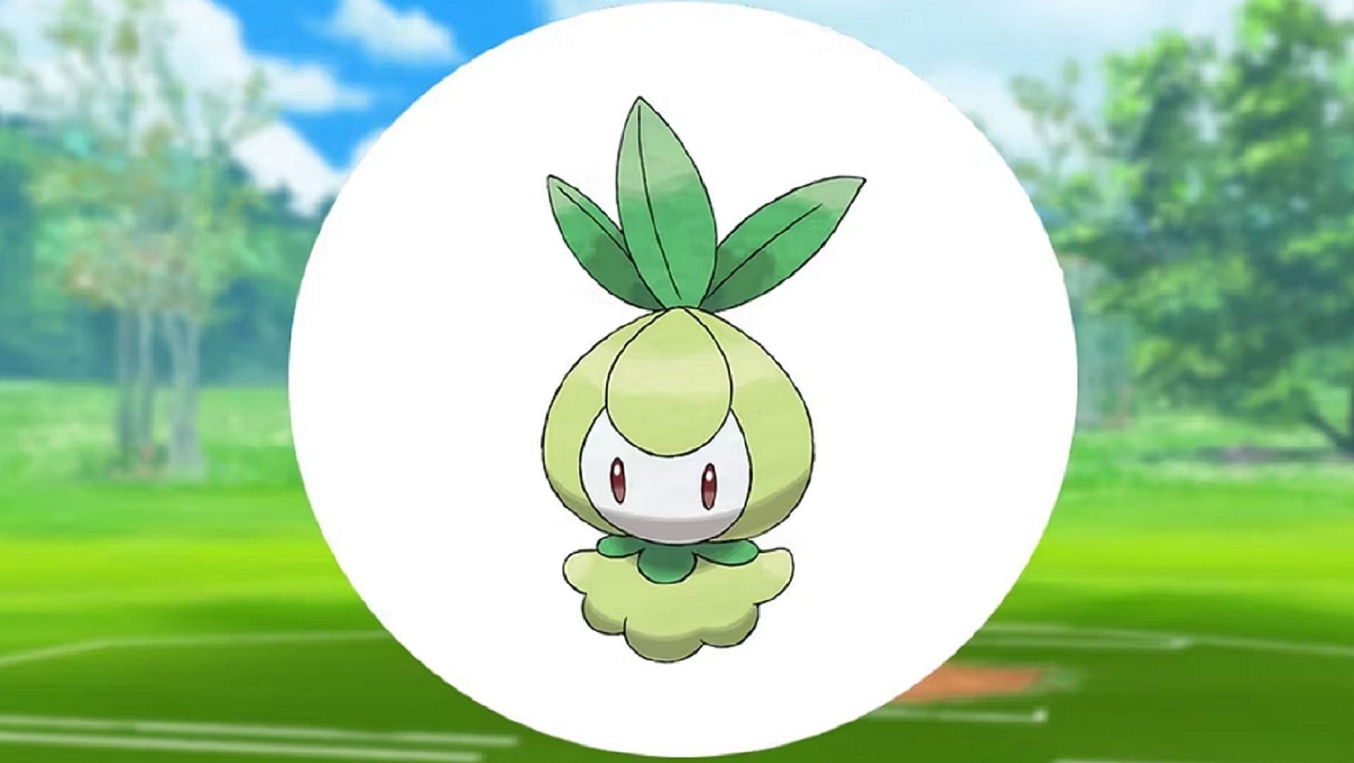 Petilil is a Grass-type Pokemon from Unova in Pokemon GO (Image via Niantic)