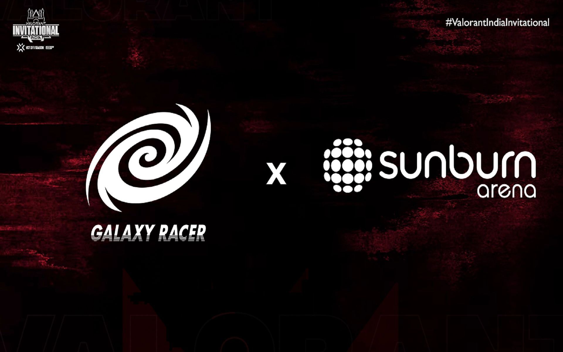 Galaxy Racer to collaborate with Sunburn for Valorant India Invitational (Image via Galaxy Racer, Sunburn)