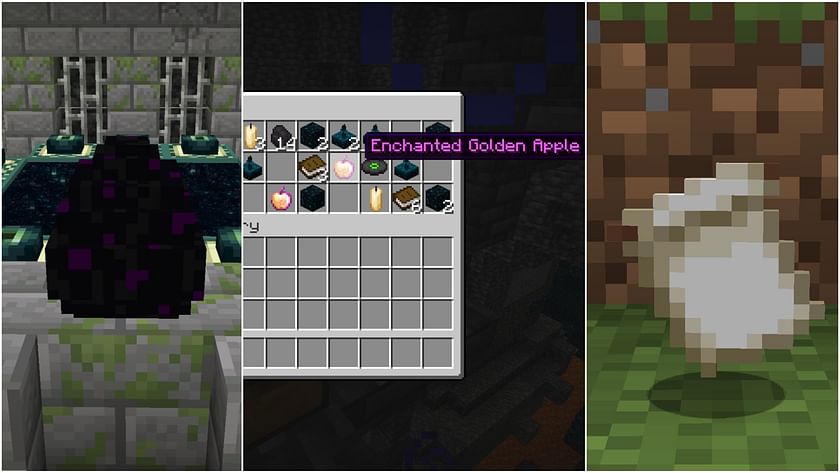 How rare is an enchanted golden apple in Minecraft?