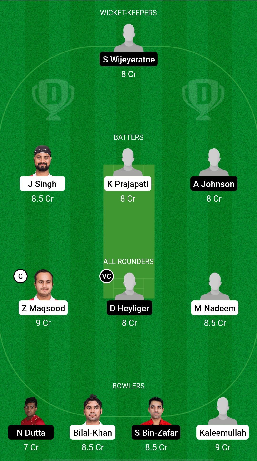 OMN vs CAN Dream11 Prediction - Oman Desert Quadrangle T20