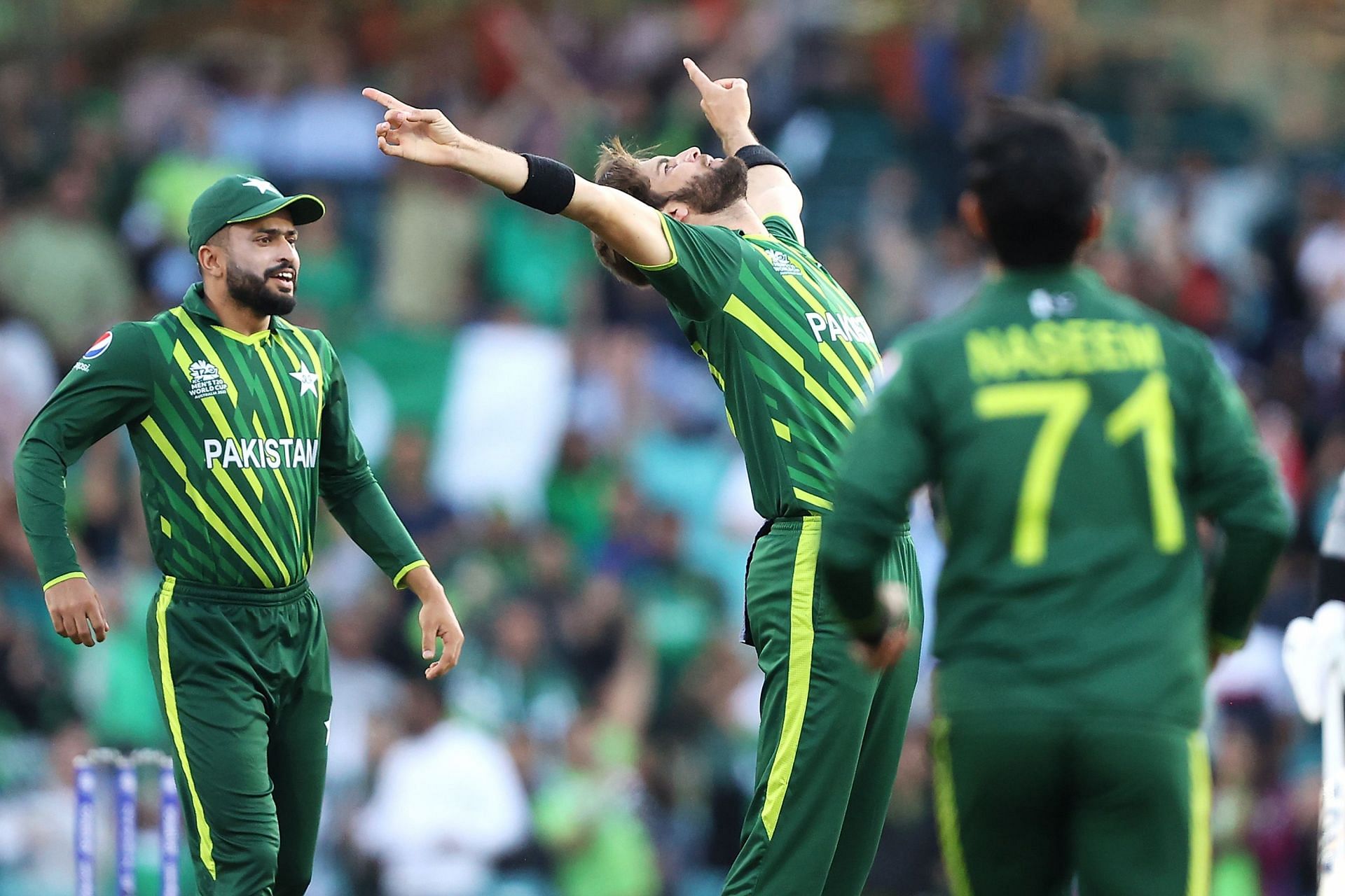 Shaheen Shah Afridi dismissed Finn Allen in the first over of the T20 World Cup semi-final.