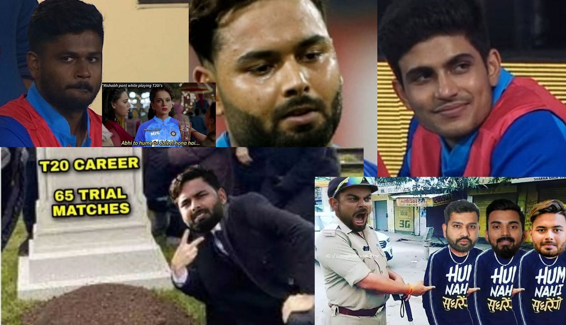 Rishabh Pant: Top 10 funny memes as Team India's top order fails miserably in the 3rd T20I against New Zealand Rishabh Pant: Top 10 funny memes as Team India's top order fails miserably in the 3rd T20I against New Zealand