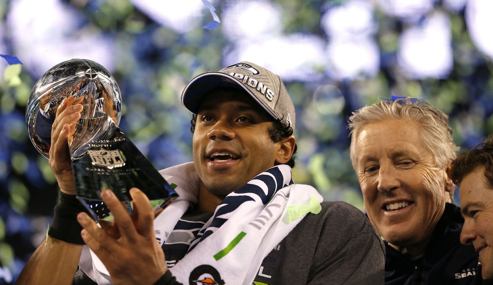 Russell Wilson Seattle Seahawks Super Bowl XLVIII Champions