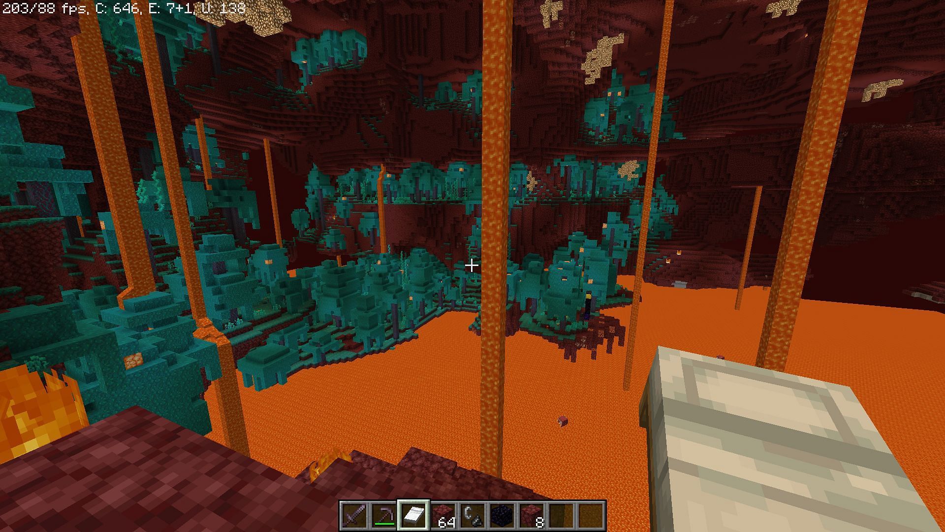 Nether is the toughest Minecraft realm to survive in (Image via Mojang)