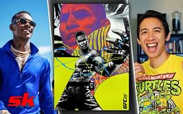 Watch: American illustrator Gian Galang gifts Israel Adesanya incredible painting featuring ‘The Last Stylebender’ and Alex Pereira