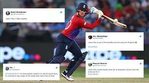 "Everything went downhill for Jason Roy since he ditched IPL" - Twitterati demands change after the opening batter gets out for a duck in the 2nd ODI against Australia