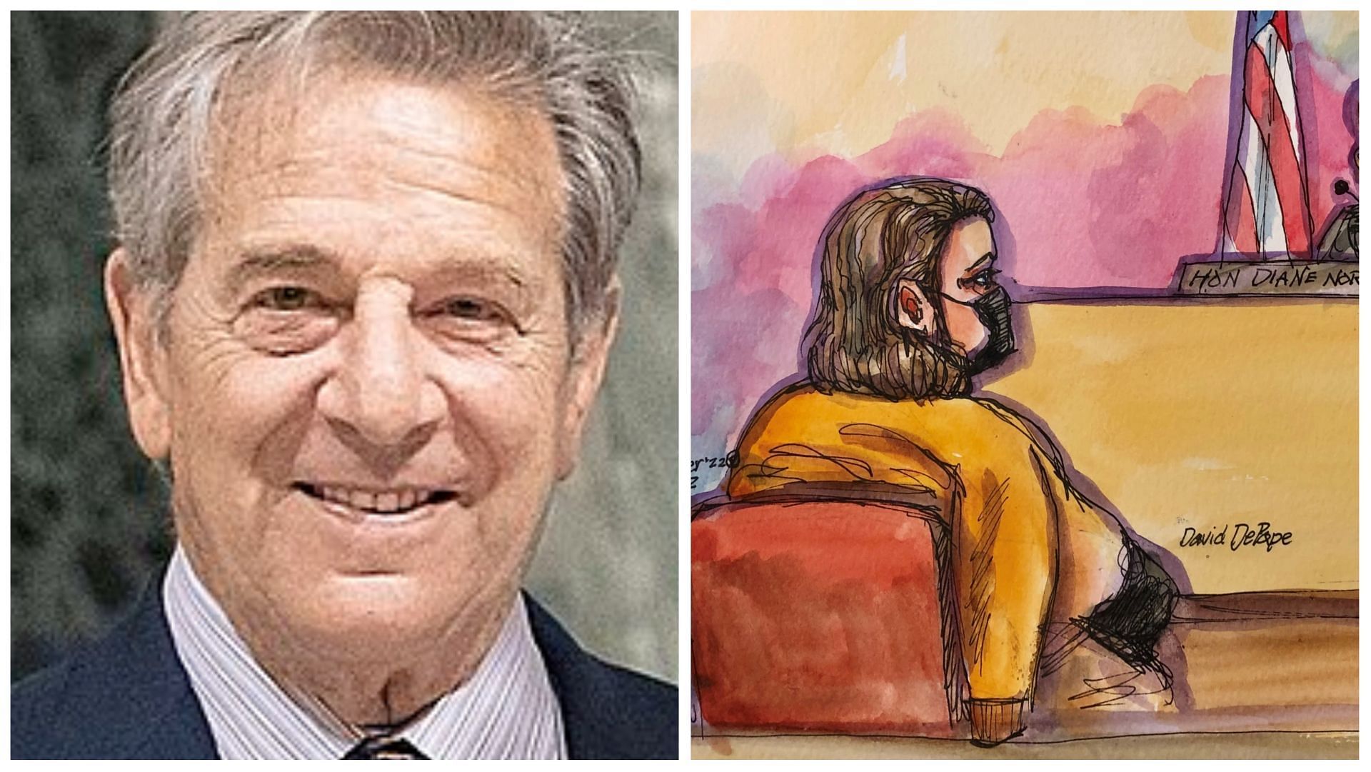 David DePape allegedly intended to target several political figures across the country (image via Quirinale.it/ Courtroom Sketch by Vicki Behringer 