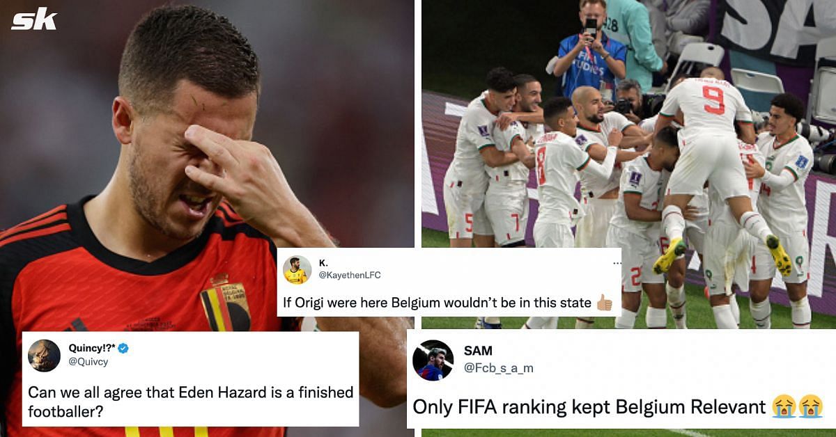 Twitter exploded as Belgium were beaten in the 2022 FIFA World Cup