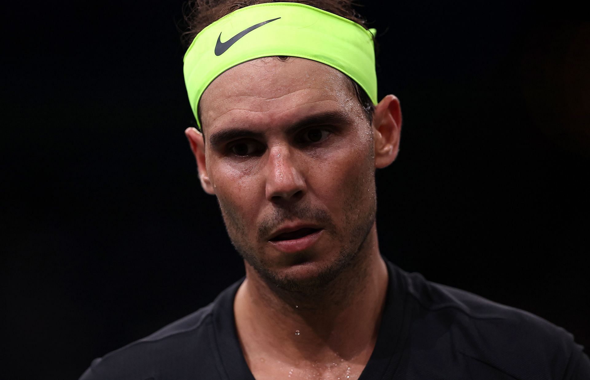 Rafael Nadal at the Paris Masters