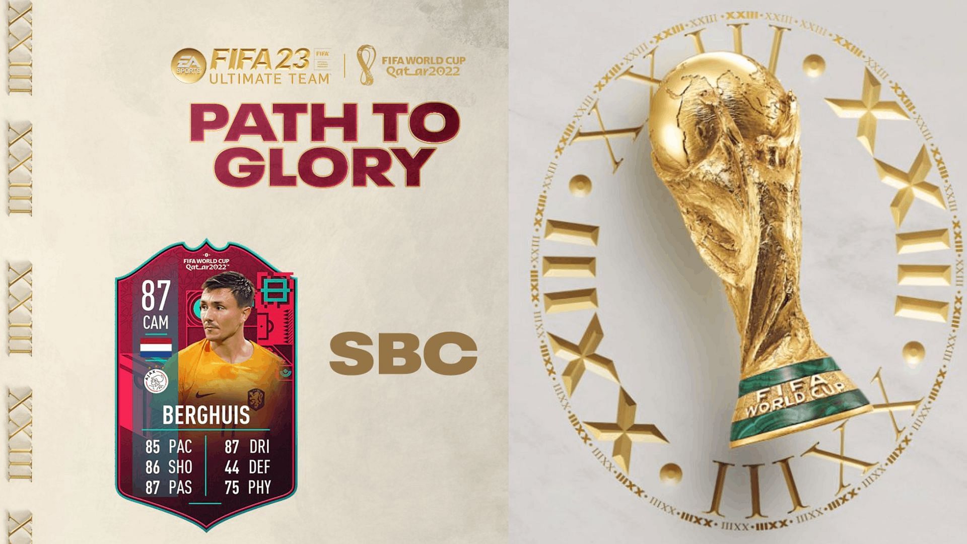 FIFA 23 World Cup Path To Glory SBCs are here (Image via EA Sports FIFA)