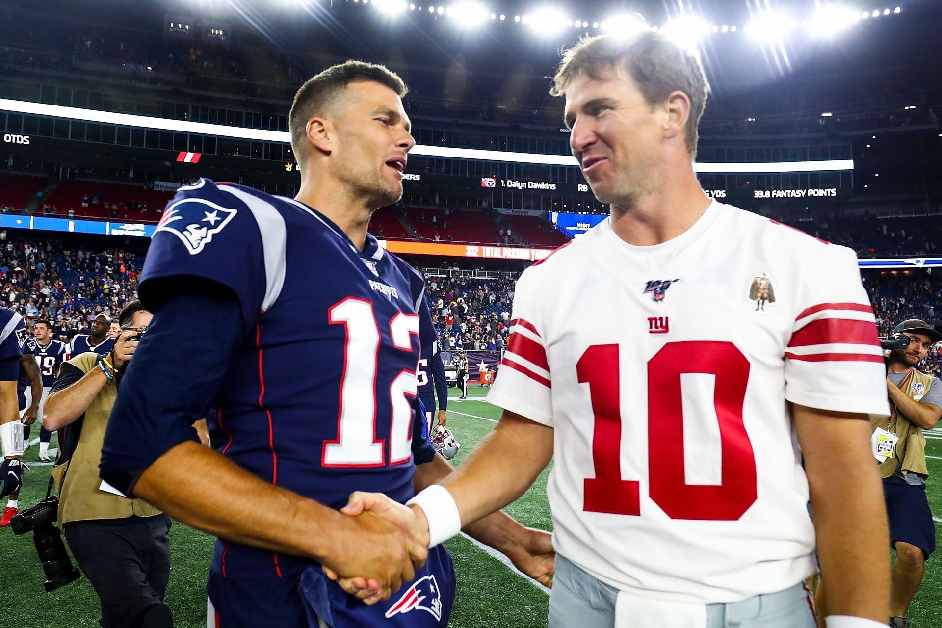 Tom Brady says he'd trade two New England Patriots Super Bowl wins for a  perfect season; Eli Manning interjects - ABC7 New York