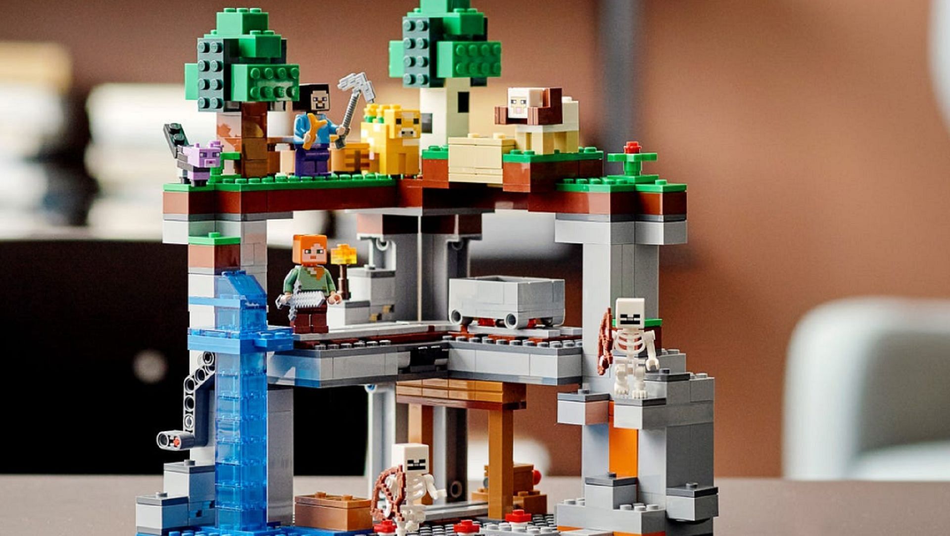 The First Adventure is a highly-interactive Lego build that begs creativity (Image via Mojang/Lego)