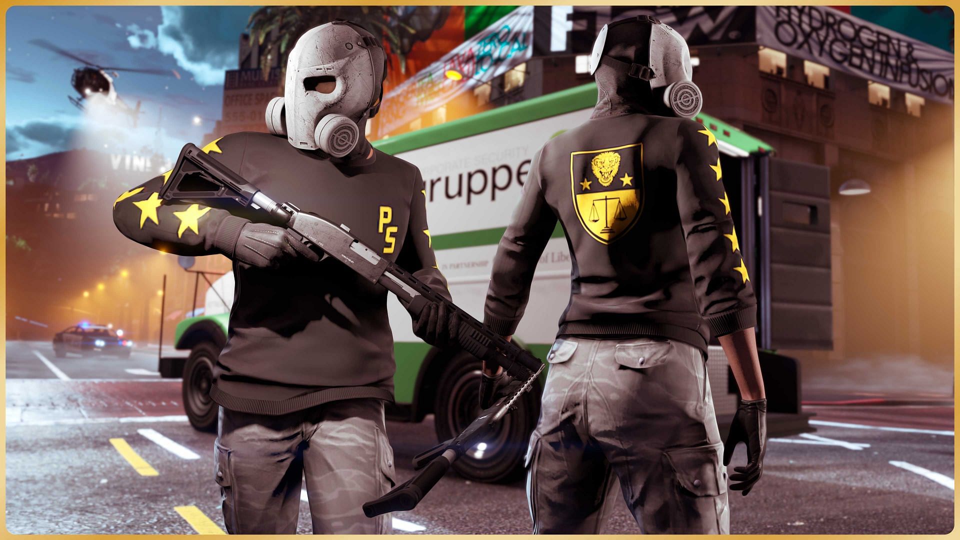 There is a free shirt if you complete The Pacific Standard Job (Image via Rockstar Games)