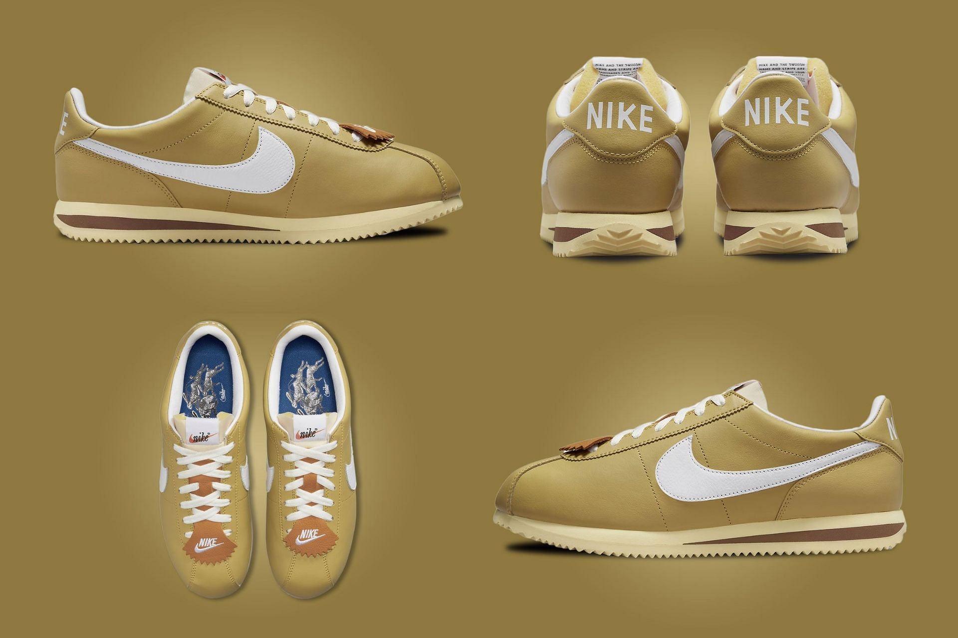 Here&#039;s a detailed look at the upcoming Nike Cortez 23 Running Rabbit shoes (Image via Sportskeeda)