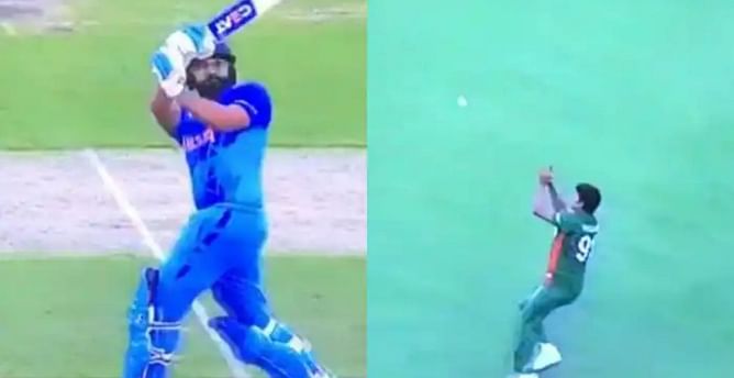 T20 World Cup 2022: [Watch] Rohit Sharma gets reprieve as Hasan Mahmud drops a sitter
