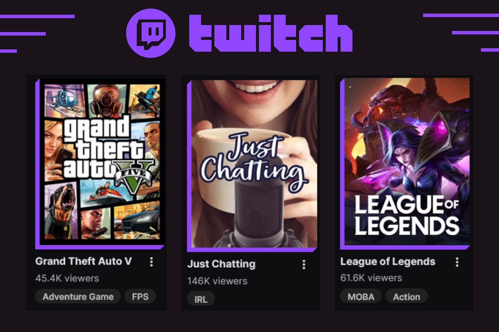 5 most-watched categories on Twitch in 2022