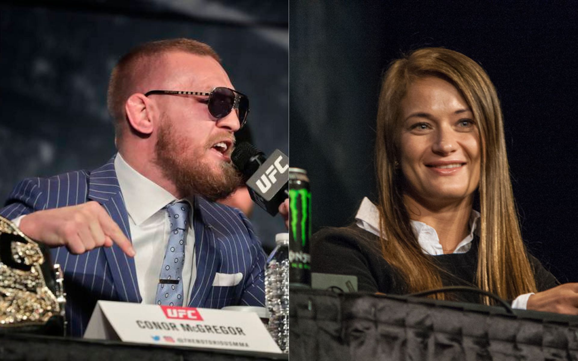 Conor McGregor [Left] Karolina Kowalkiewicz [Right]