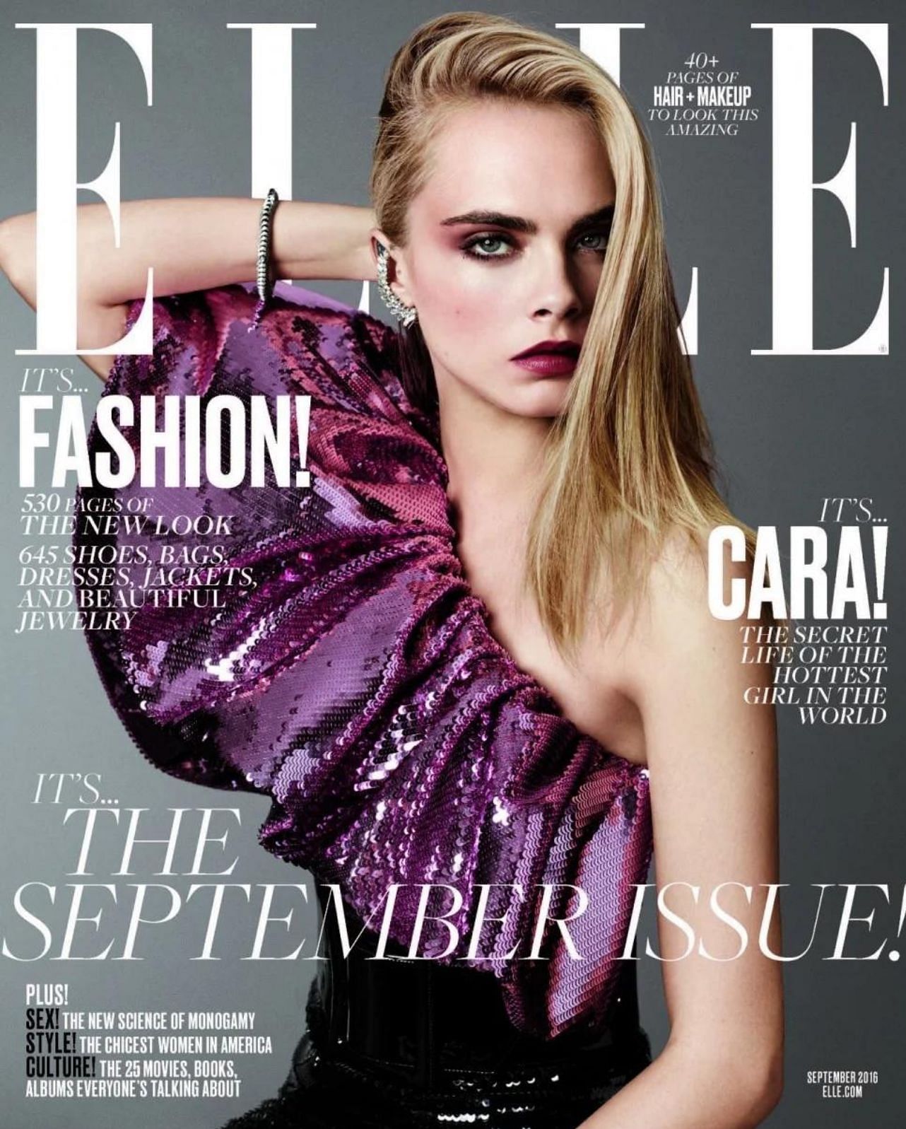 The cover of Elle Magazine (Image via Elle Magazine)