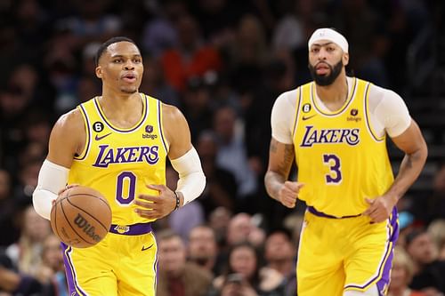 LA Lakers point guard Russell Westbrook and star forward Anthony Davis