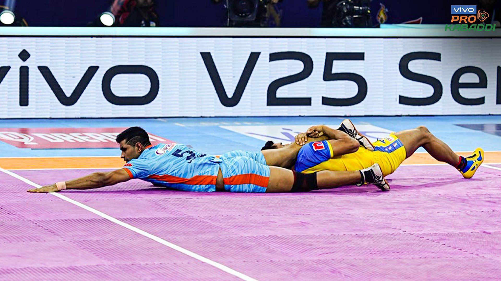 Bengal Warriors played against the Tamil Thalaivas yesterday (Image: Twitter)