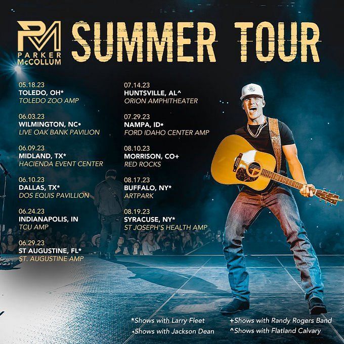 Parker McCollum 2023 Tour Tickets, presale, dates, venues and more