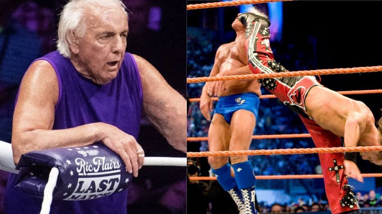 Flair has referenced a legendary match 