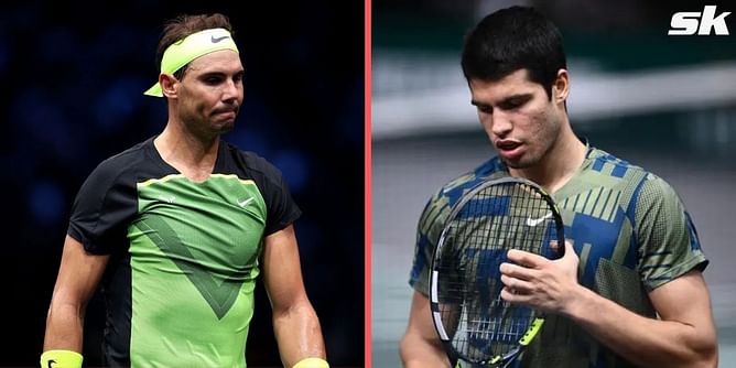 Parallels between teenage Rafael Nadal and Carlos Alcaraz continue after the latter's ATP Tour Finals withdrawal