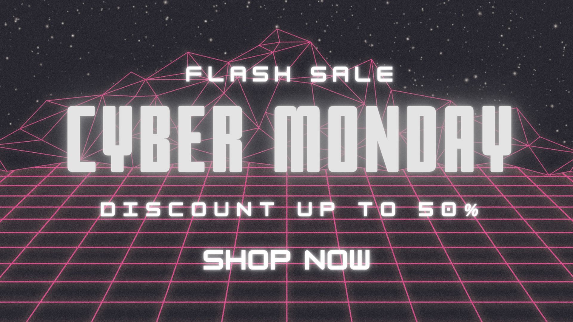 representational flyer for Cyber Monday sales (Image via Kaushal S./Canva)