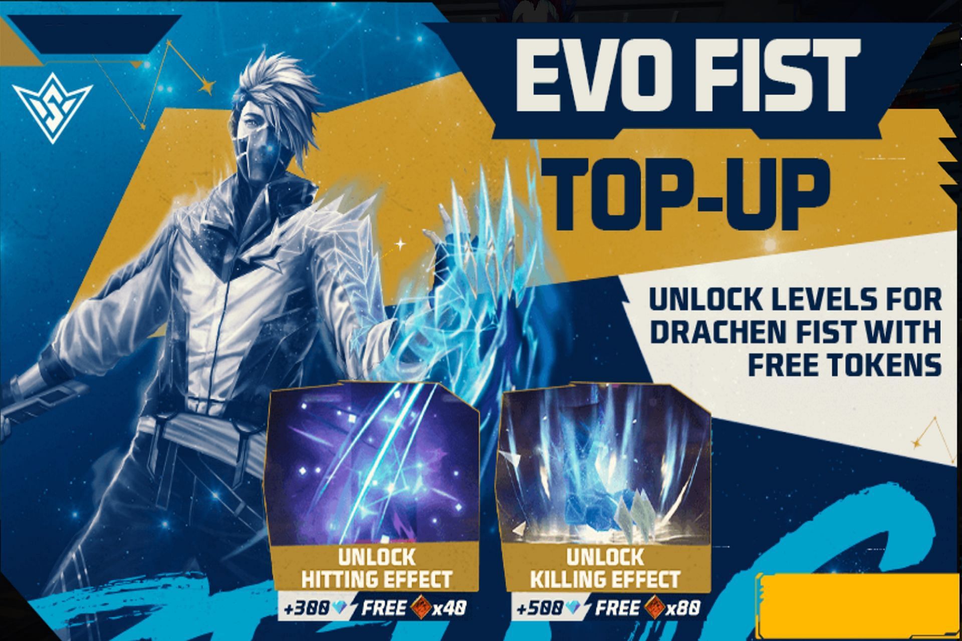 New Evo Fist Top-Up is live in Free Fire MAX (Image via Garena)