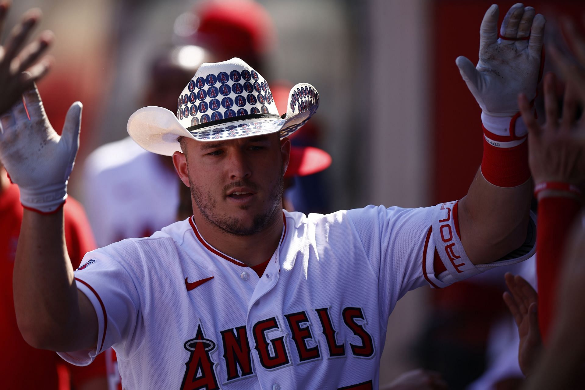 Texas Rangers v Los Angeles Angels