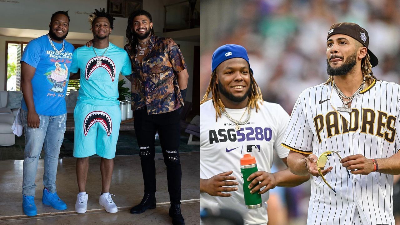 The trio of All-Stars were pictured together during the offseason
