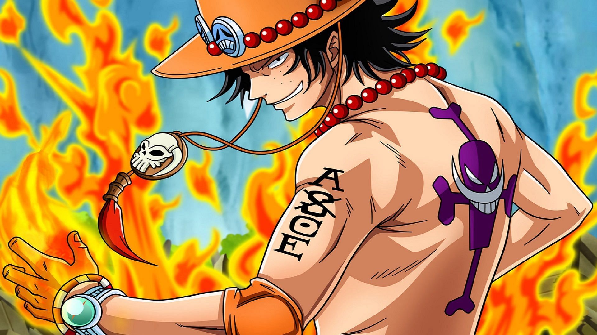 One Piece What's the meaning of Ace's ASCE tattoo, explained