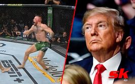 When Donald Trump got slammed by fans for unusual reaction to Conor McGregor's leg break