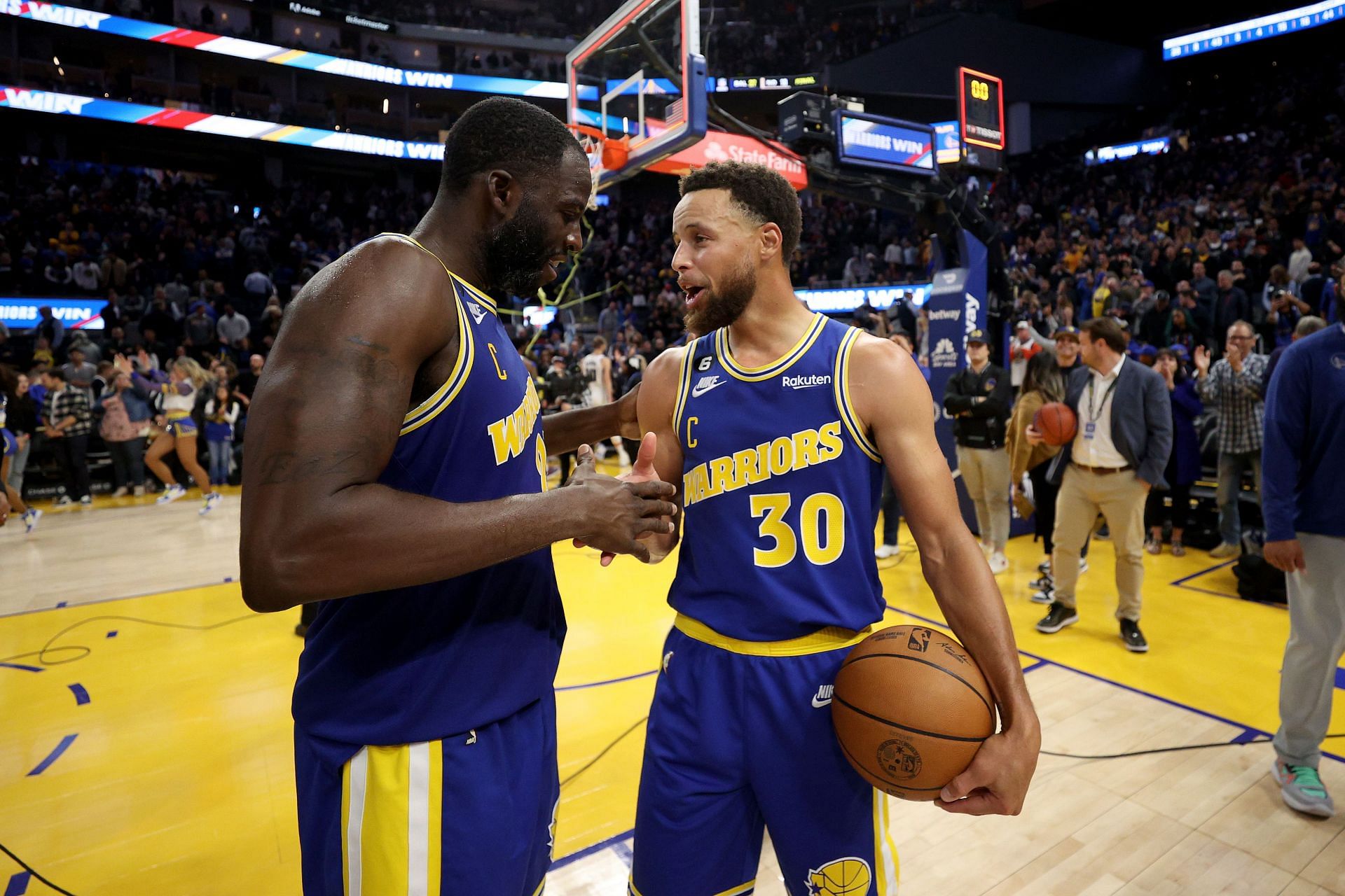 Draymond Green has played a center for the Warriors (Image via Getty Images)
