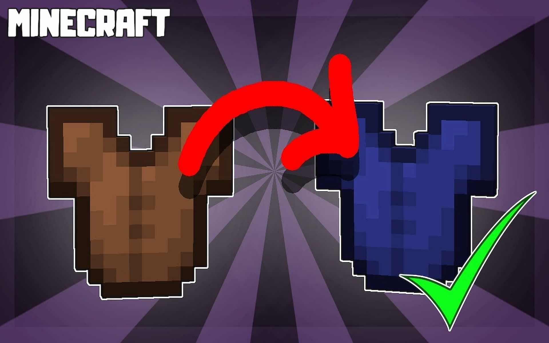 Players can easily dye their armor in Minecraft (Image via YouTube/Stingray Productions)