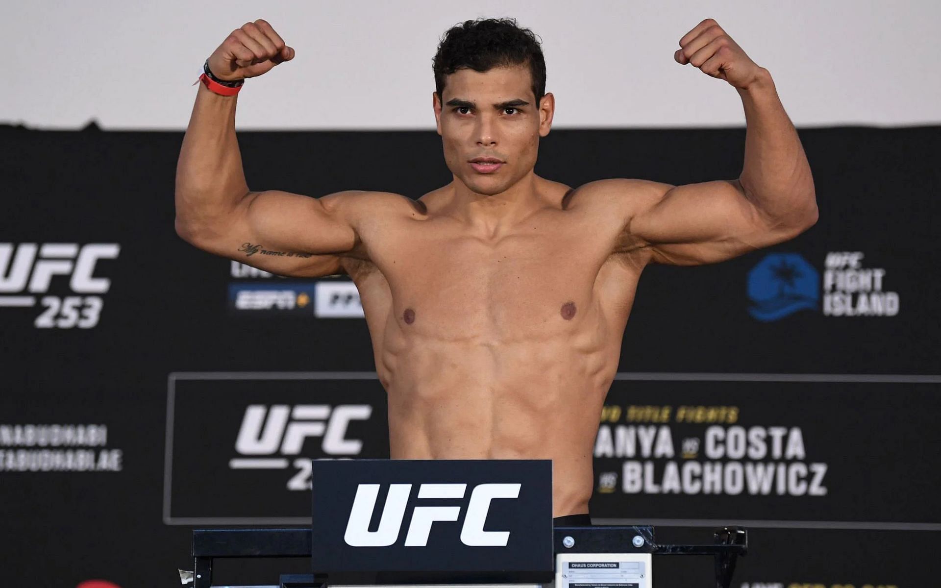 Current UFC middleweight contender Paulo Costa