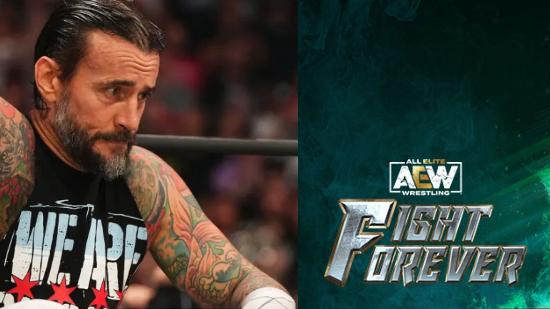 AEW Fight Forever cover left CM Punk