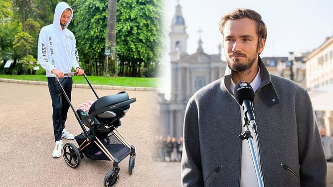 "I'm a really happy person in my life right now with only good emotions; I can talk about this for hours and hours" - Daniil Medvedev relishes being a first-time father