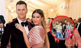 Why are Tom Brady and Gisele still living close by?