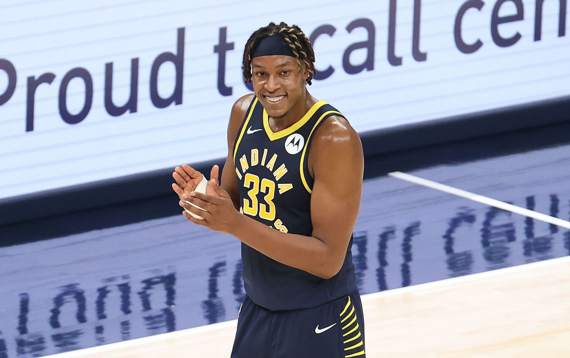 Myles Turner of the Indiana Pacers.