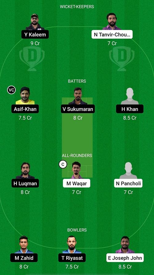 LYK vs IGM Dream11 Prediction - Dubai D10 Division 1