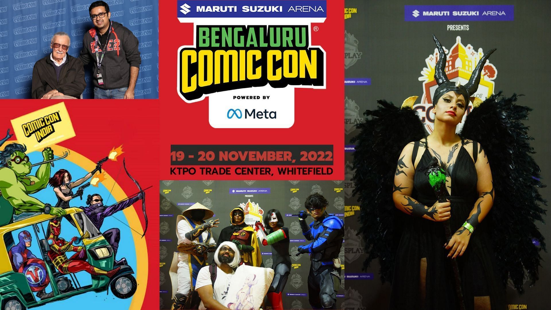 Comic Con 2022 in Bangalore, India. (image via Instagram/comicconindia)