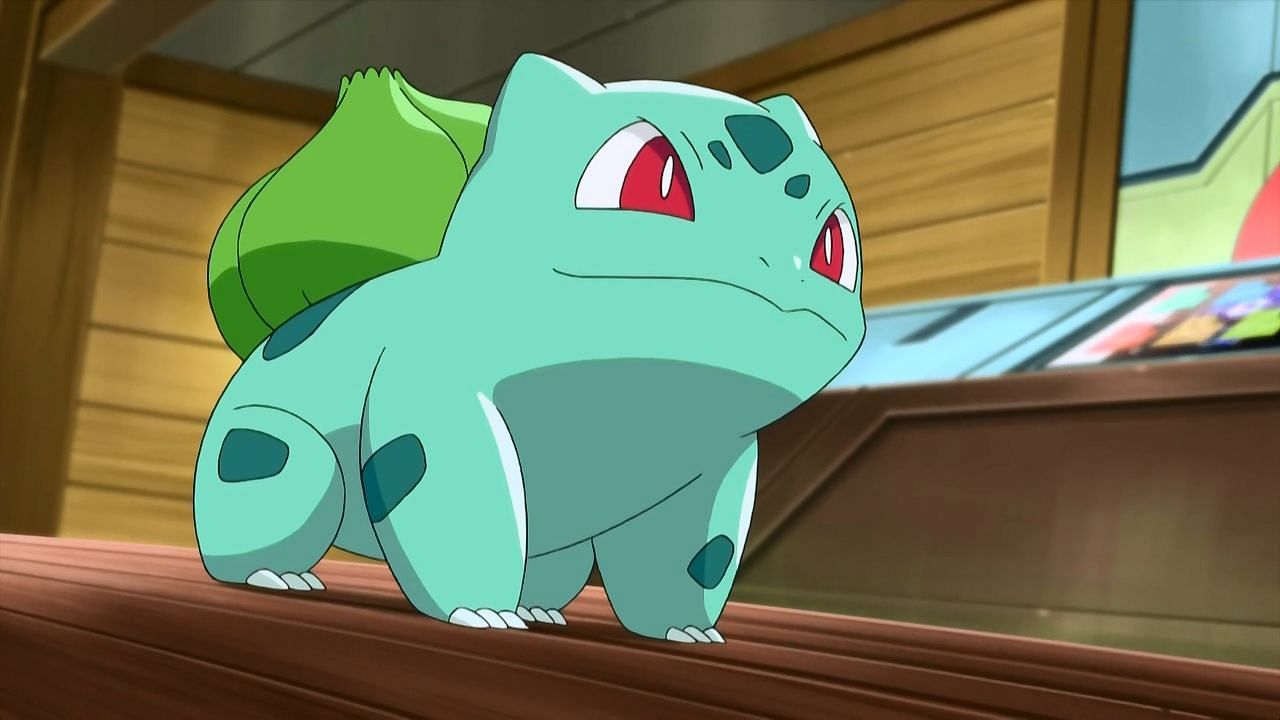 Bulbasaur as it appears in the anime (Image via The Pokemon Company)