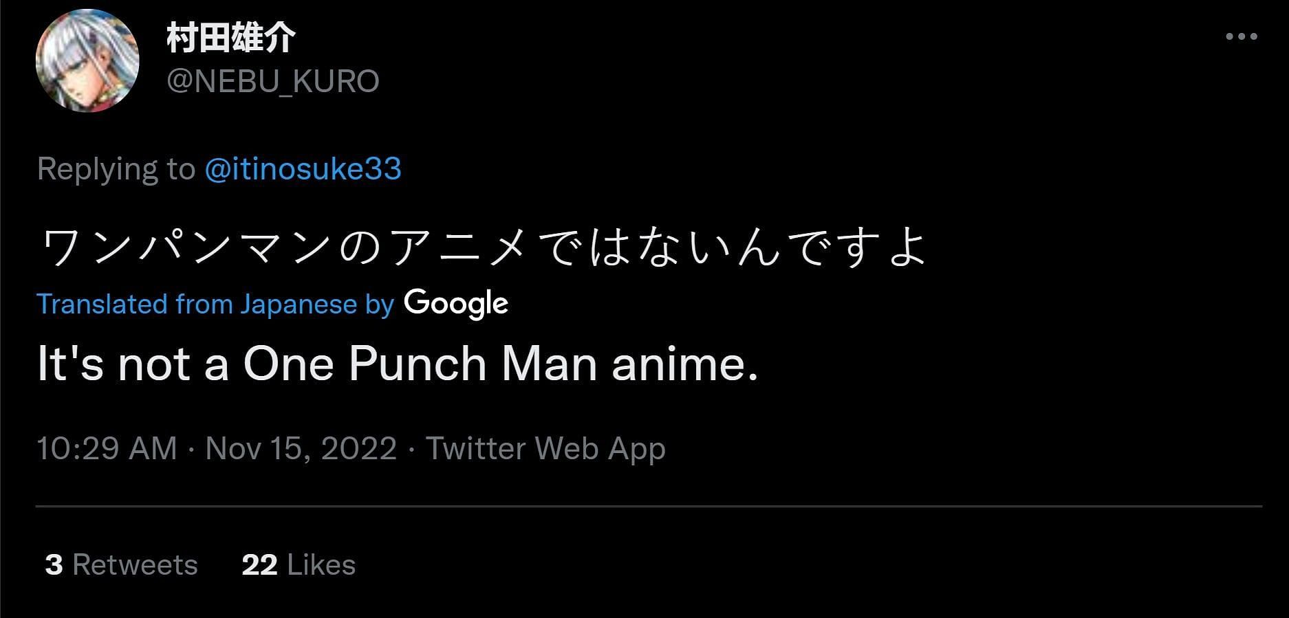 Official One Punch Man Twitter account asks fans to not be misled by  unofficial information from other accounts after the spread of a viral  tweet claiming that Season 3 is being produced