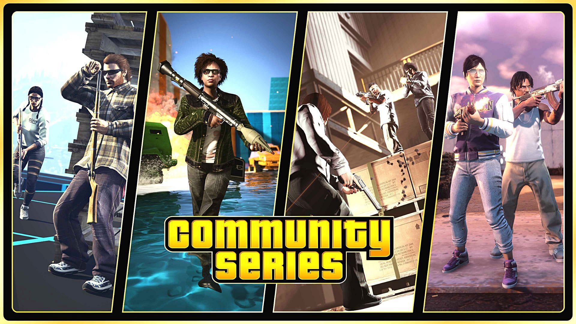 A brief about new Community Series jobs added to GTA Online this week (Image via Rockstar Games)